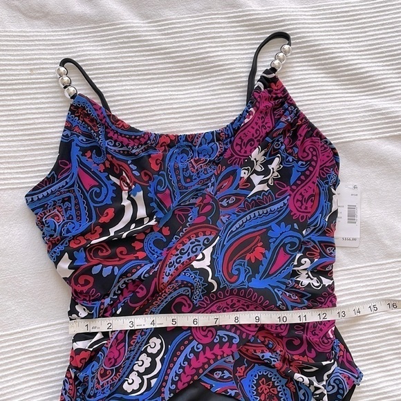 MAGICSUIT  Persia Lisa Paisley Underwire Slimming Swimsuit Size 14 - Picture 9 of 10